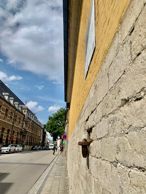 An iron ring on the wall