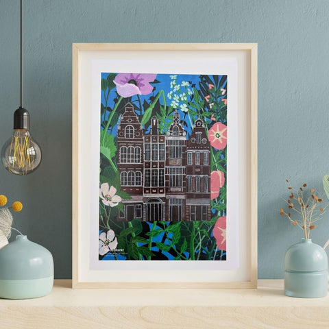 Poster- Oude Markt in Bloom