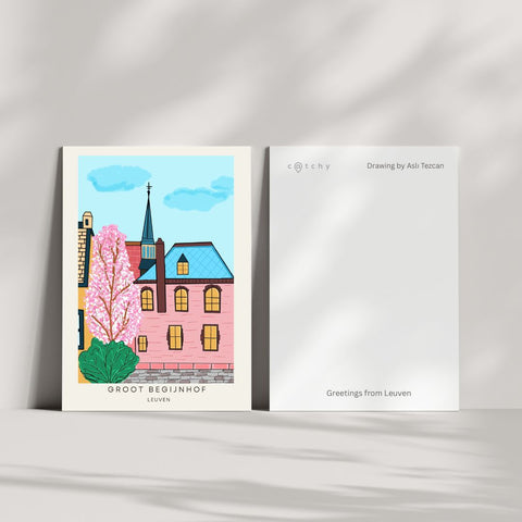 Postcard- Groot Begijnhof in Spring