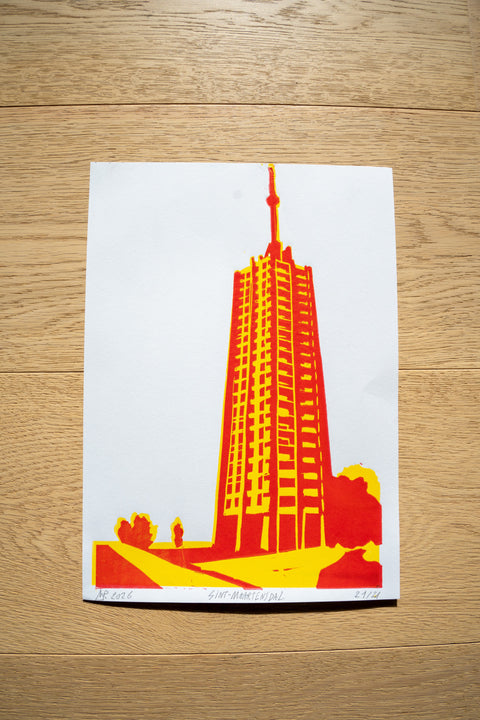 Sint-Maartensdal - Limited Edition Lino Print