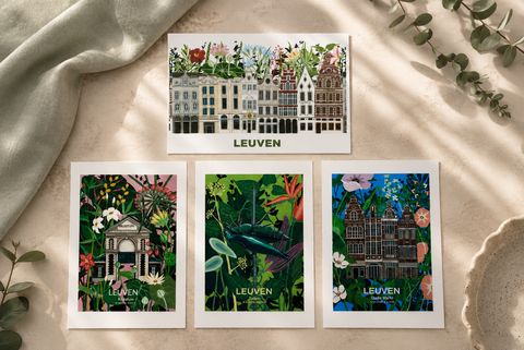 Postcard Set- Leuven in Bloom