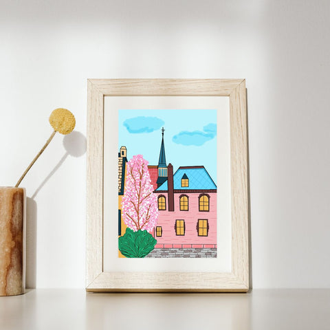 Celebrate the charm of the Great Beguinage in Leuven, a UNESCO World Heritage Site, with the vibrant new postcard.
