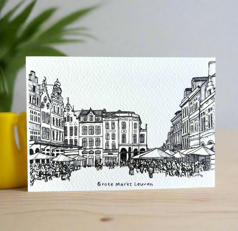 Postcard Set -Leuven in Lines