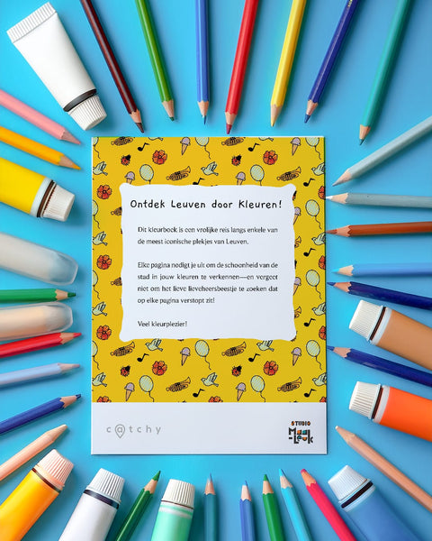 Leuven Colouring Book – Discover the City Through Colours