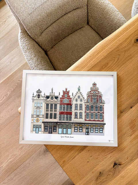 Heritage Houses of Grote Markt Poster