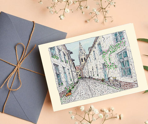Postcard- Klein Begijnhof Mosaic Dreams