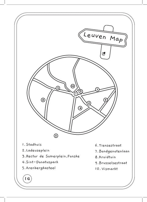 Leuven Colouring Book – Discover the City Through Colours