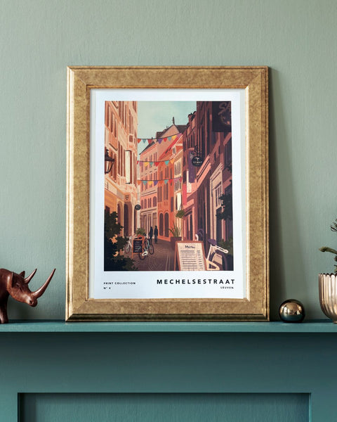 Poster – Walking Down to Mechelsestraat