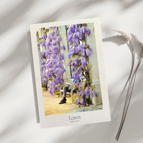 Postcard- Floral Leuven, Wisteria