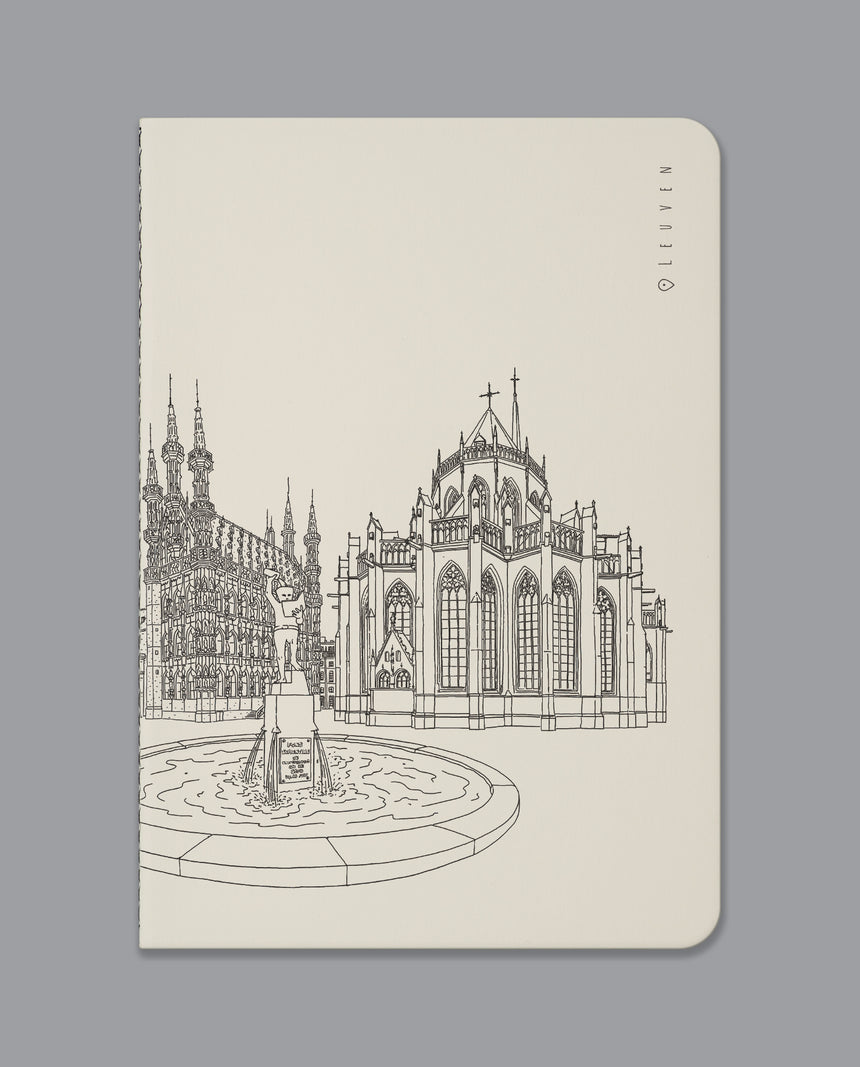 Notebook -Leuven Illustration- Acid-free paper, hand-made stitching