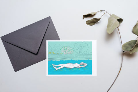 A beautifully illustrated postcard featuring Leuven’s iconic Fiere Margriet statue by the Dijle River. Part of a series celebrating the city’s renowned female statues. Printed on high-quality American Bristol paper and includes a matching envelope, perfect for mailing, gifting, or collecting.