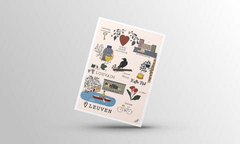Leuven Things Postcard