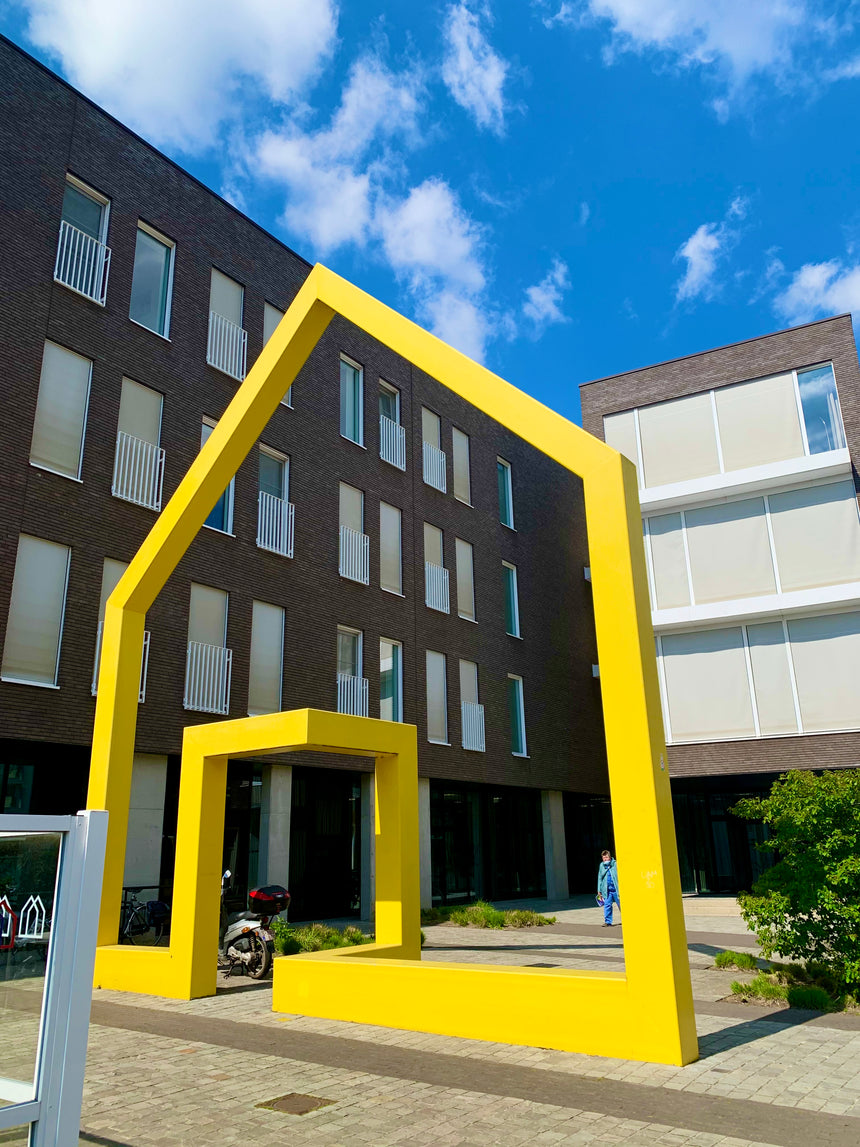 A Big Yellow Frame in Leuven