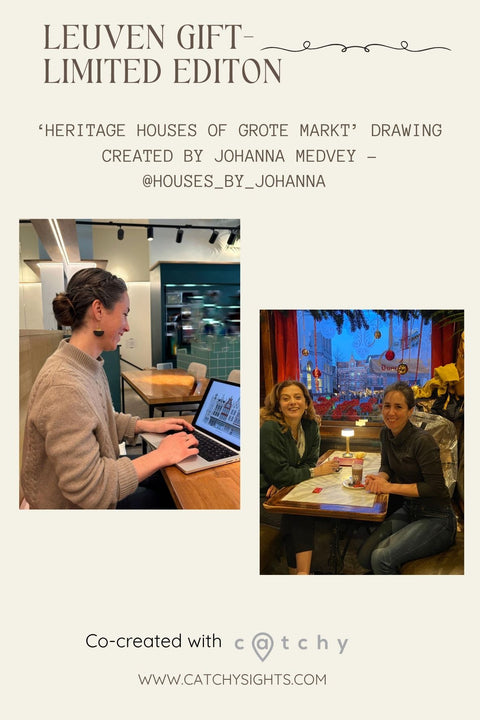 Postcard- Heritage Houses of Leuven