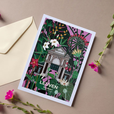 Postcard- Kruidtuin in Bloom