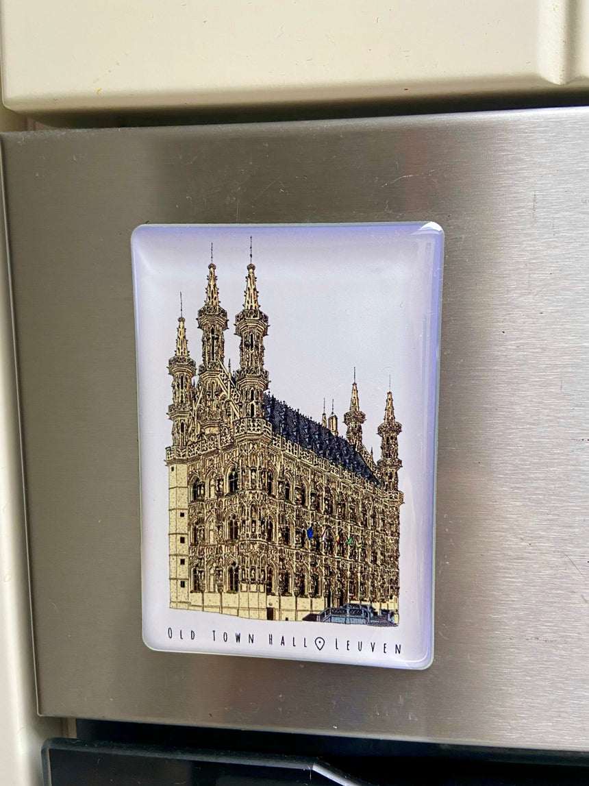 Epoxy Fridge Magnet- Old Town Hall