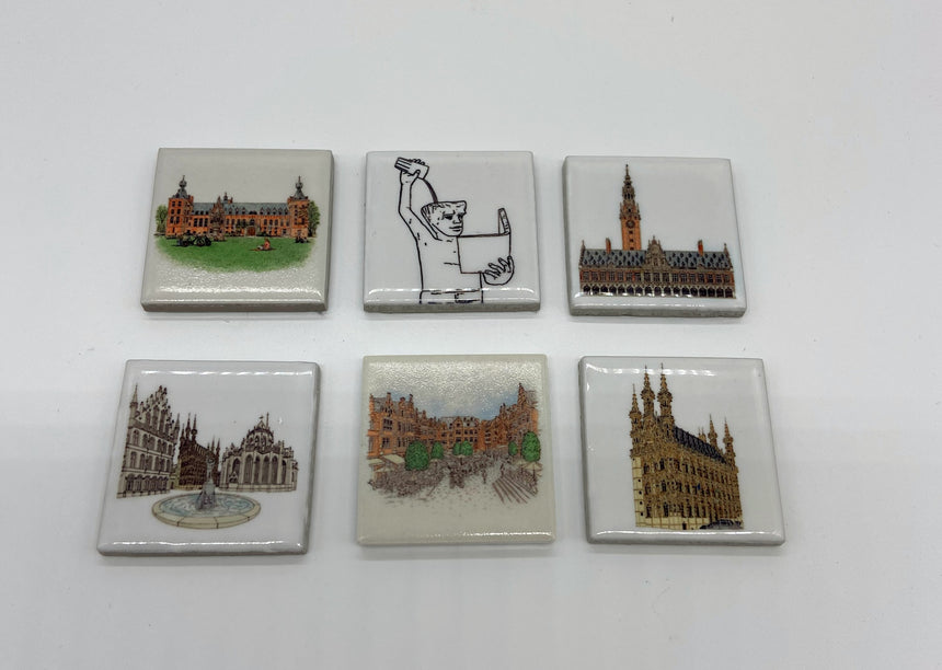 Fridge Magnet Set- Leuven Landmarks