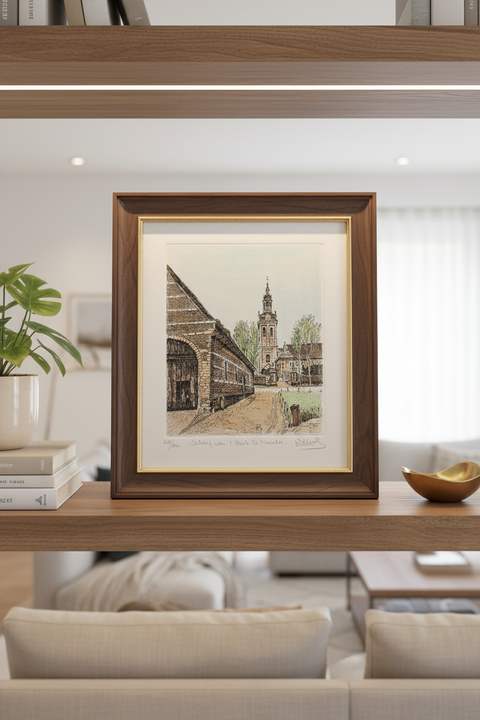 Poster (Etching Print)- Abdij van Park te Heverlee