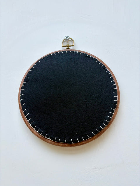 Old Town Hall- Handmade Embroidery Hoop Art