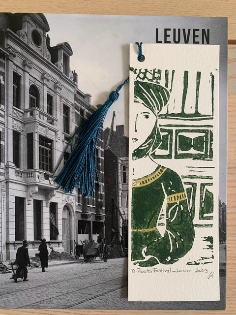 Lino Print  Book Mark- Bouts