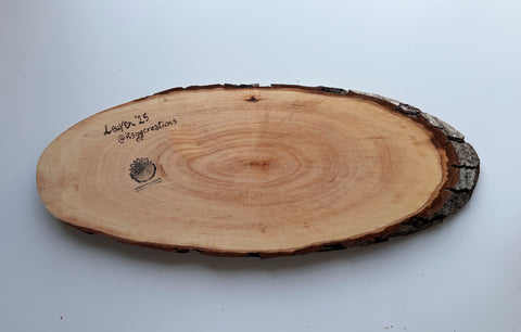 Handcrafted Wood Burned Art  - Grote Markt View