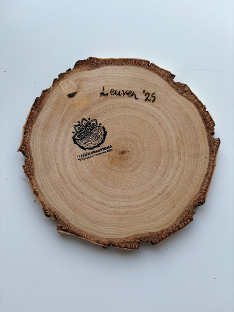 Handcrafted Wood Burned Art-  Arenberg Castle