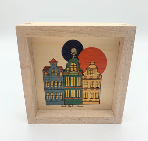 Wood Print – De Wereld