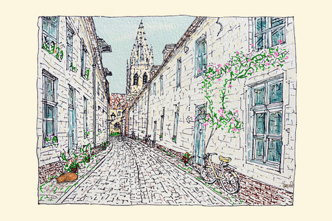 Postcard- Klein Begijnhof Mosaic Dreams