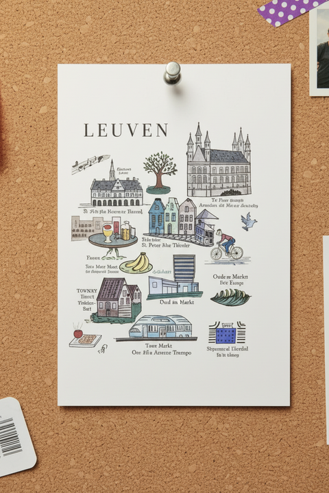 Postcard - Leuven Souvenir, Leuven Things