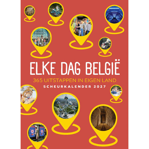 2027 DAILY TEAR-OFF CALENDAR: BELGIUM EVERY DAY