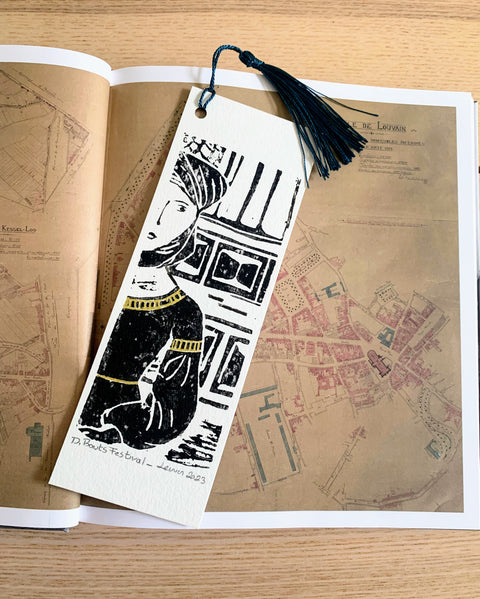 Lino Print  Book Mark- Bouts