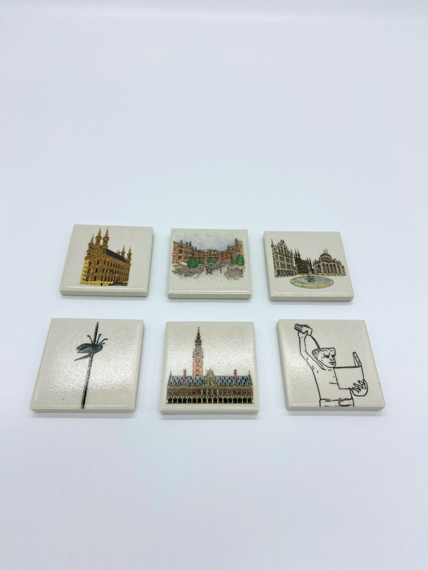 Fridge Magnet Set- Leuven Landmarks