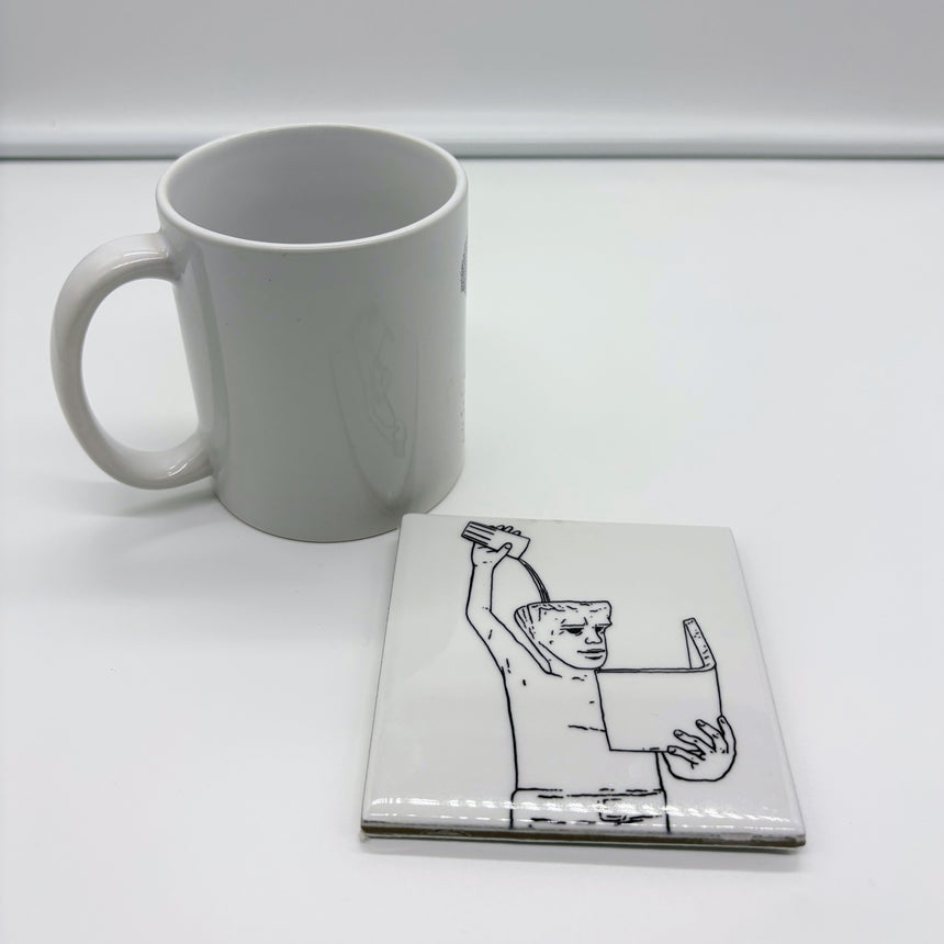 Ceramic Coaster- FONSKE illustration