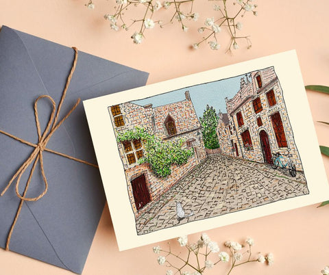 Postcard- Groot Begijnhof Mosaic Dreams