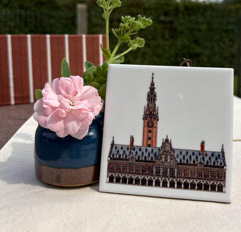 Ceramic Coaster – University Library Leuven