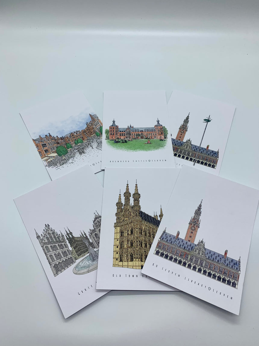 Leuven Landmarks Postcard Set