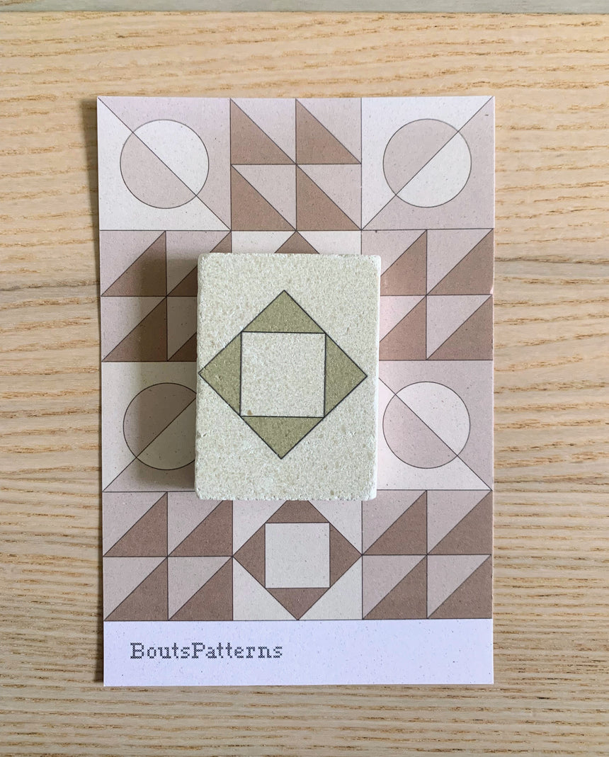 Stone Magnet - Bouts Pattern 2