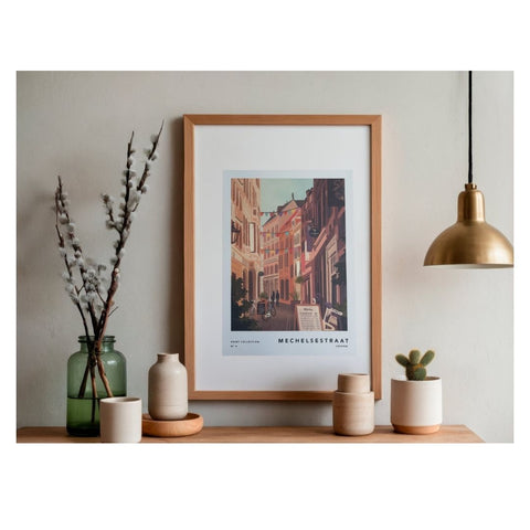 Poster – Walking Down to  Mechelsestraat