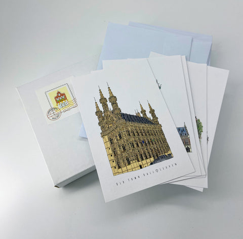 Postcard Set- Leuven Landmarks