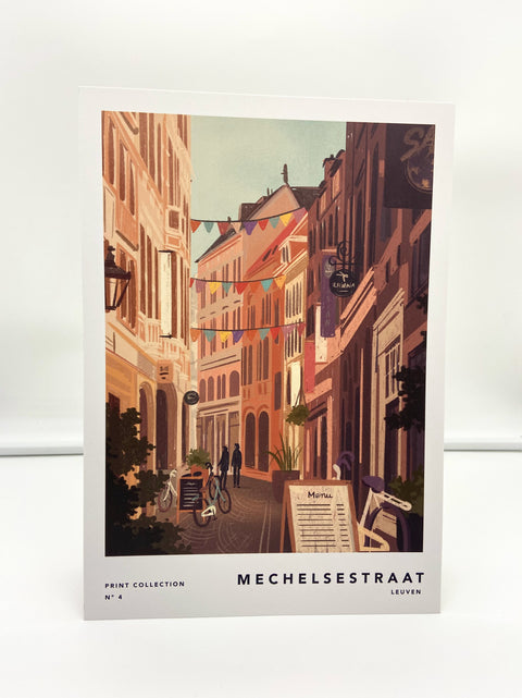 Poster – Walking Down to  Mechelsestraat