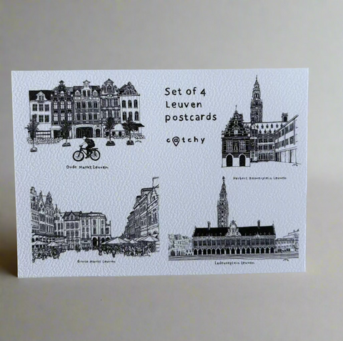 Leuven in Lines – Limited Edition Postcard Set