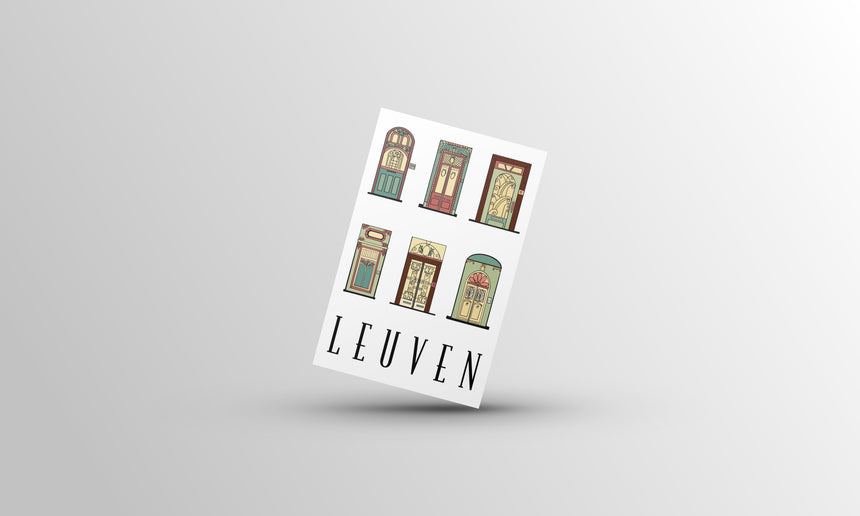 Postcards - Leuven Old Doors