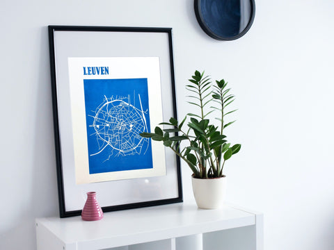 Poster  – Map of Leuven (Lino Print)