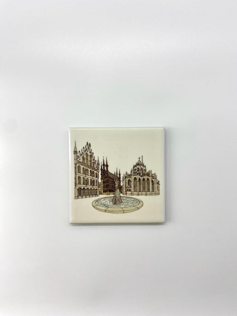 Ceramic Coaster- Grote Markt